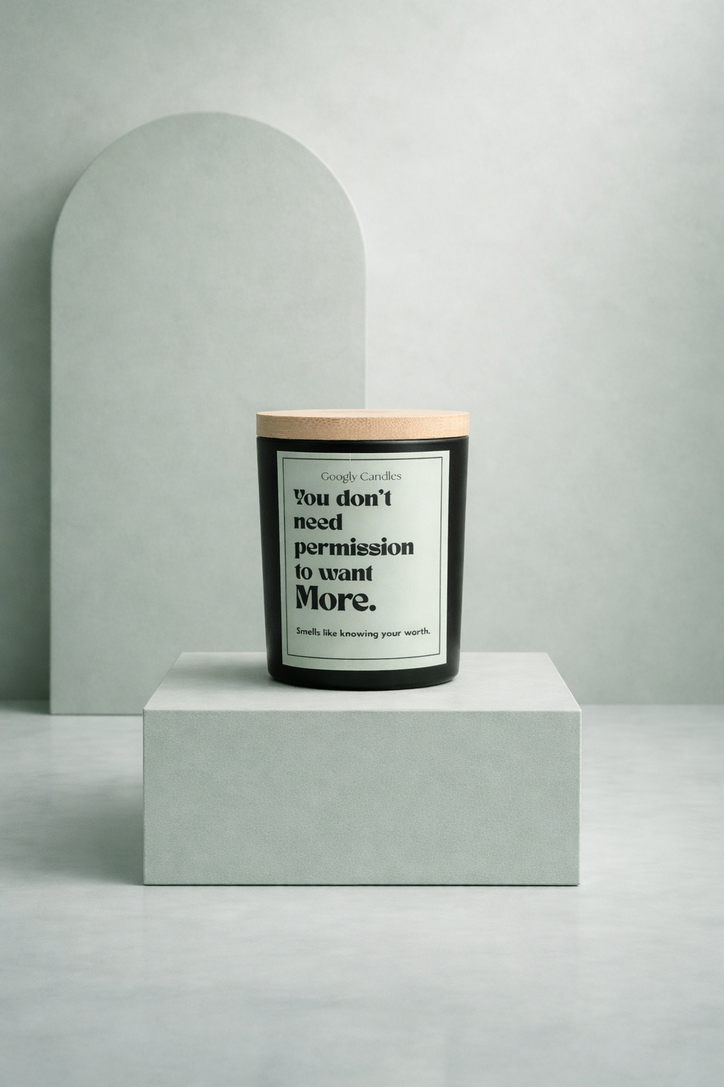 You Don’t Need Permission to Want More – Luxury Statement Candle | Hand-Poured in Dubai