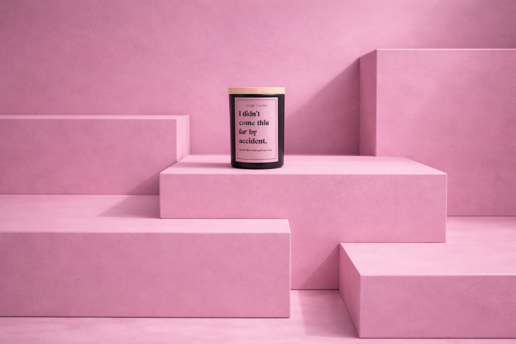 I Didn’t Come This Far By Accident – Luxury Statement Candle | Hand-Poured in Dubai