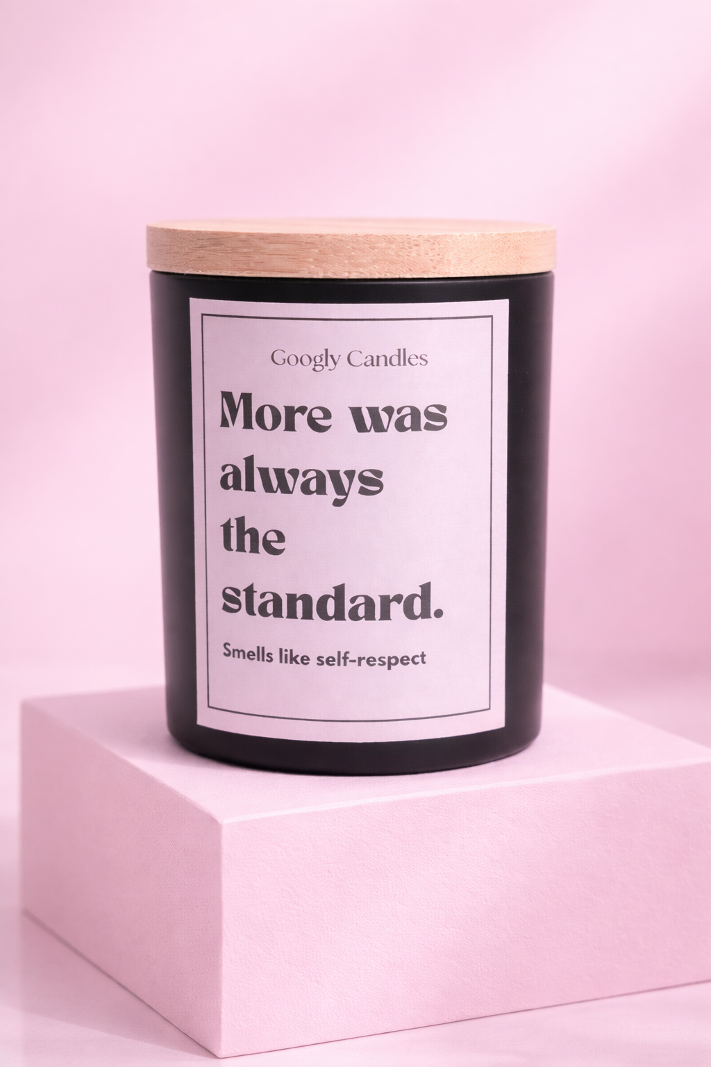 More Was Always the Standard – Statement Candle