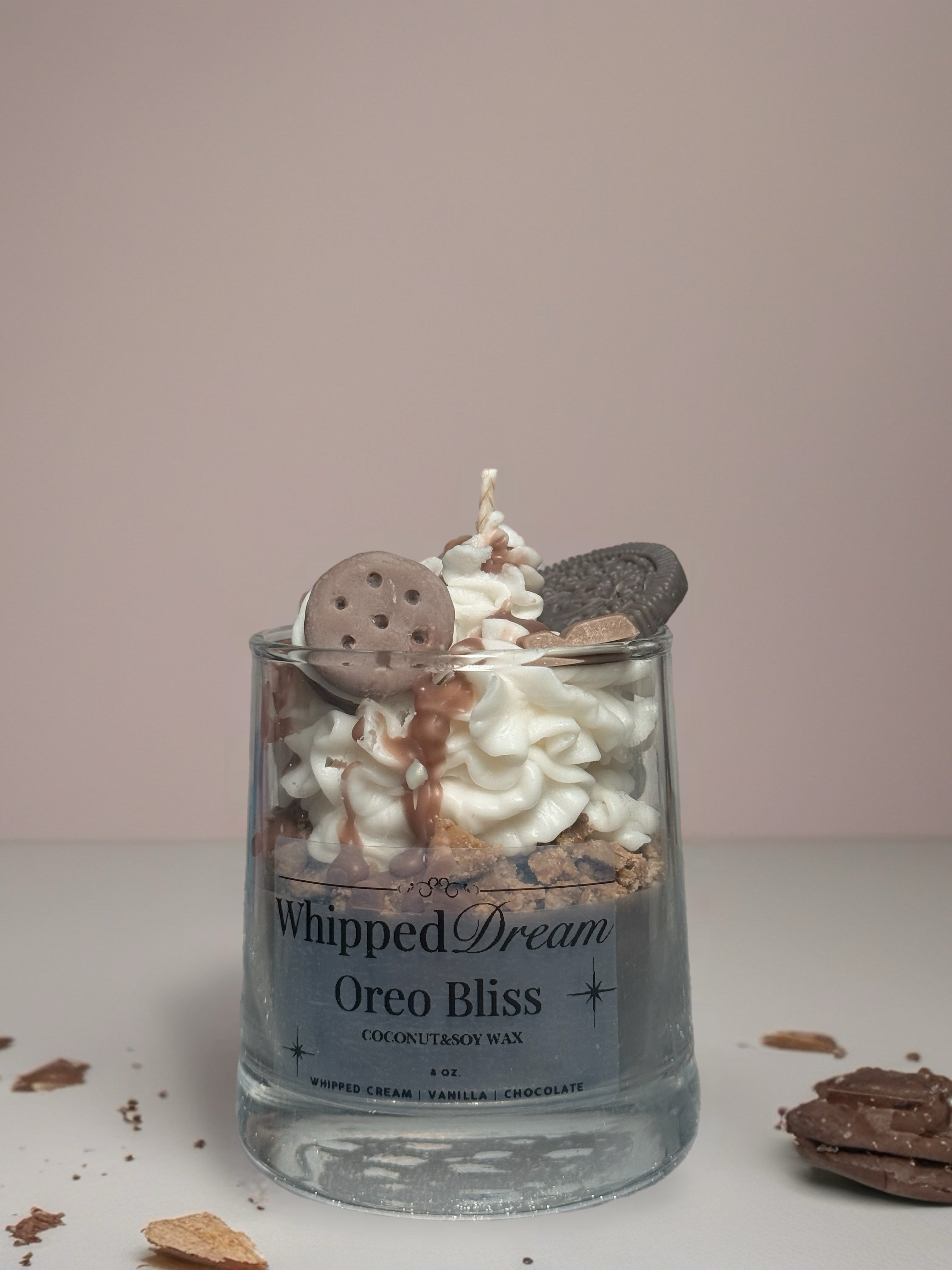 Whipped Cream Desserts Candle – Handmade in UAE | Sweet Aesthetic Dessert Candle