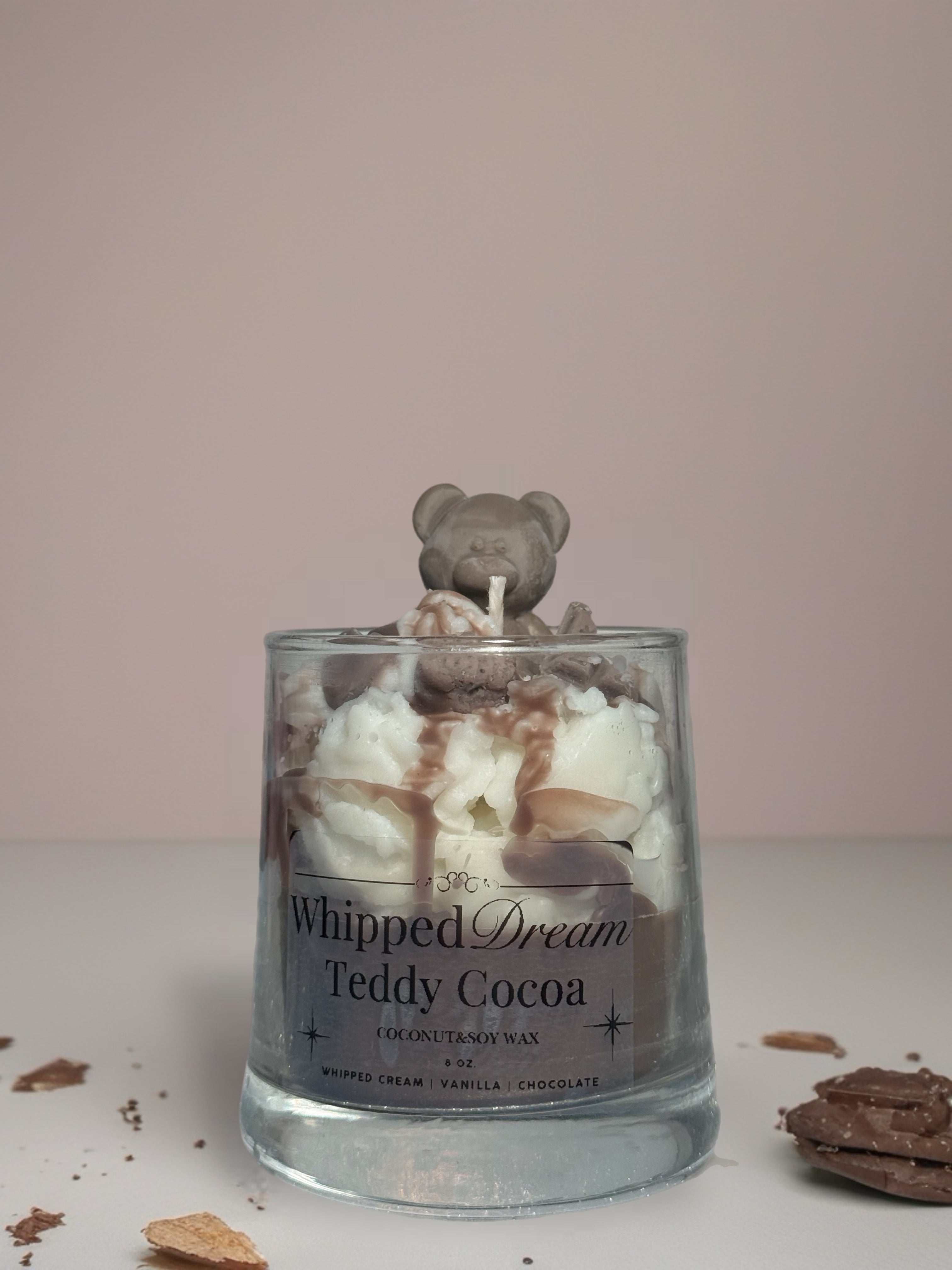 Whipped Cream Desserts Candle – Handmade in UAE | Sweet Aesthetic Dessert Candle