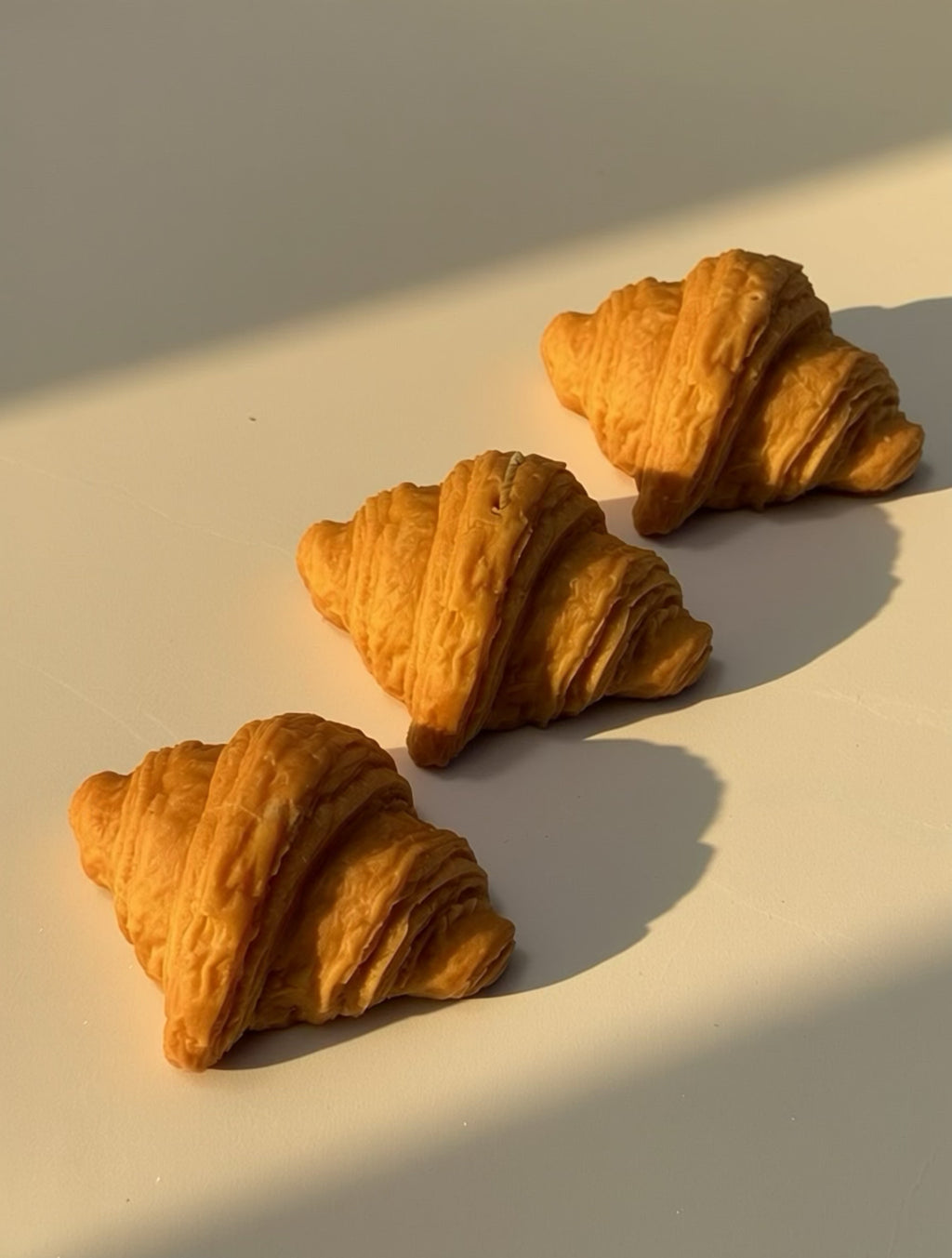Croissant Candle – Luxury Gourmand Coconut Wax Candle (Vanilla, Chocolate or Pistachio) handmade in UAE
