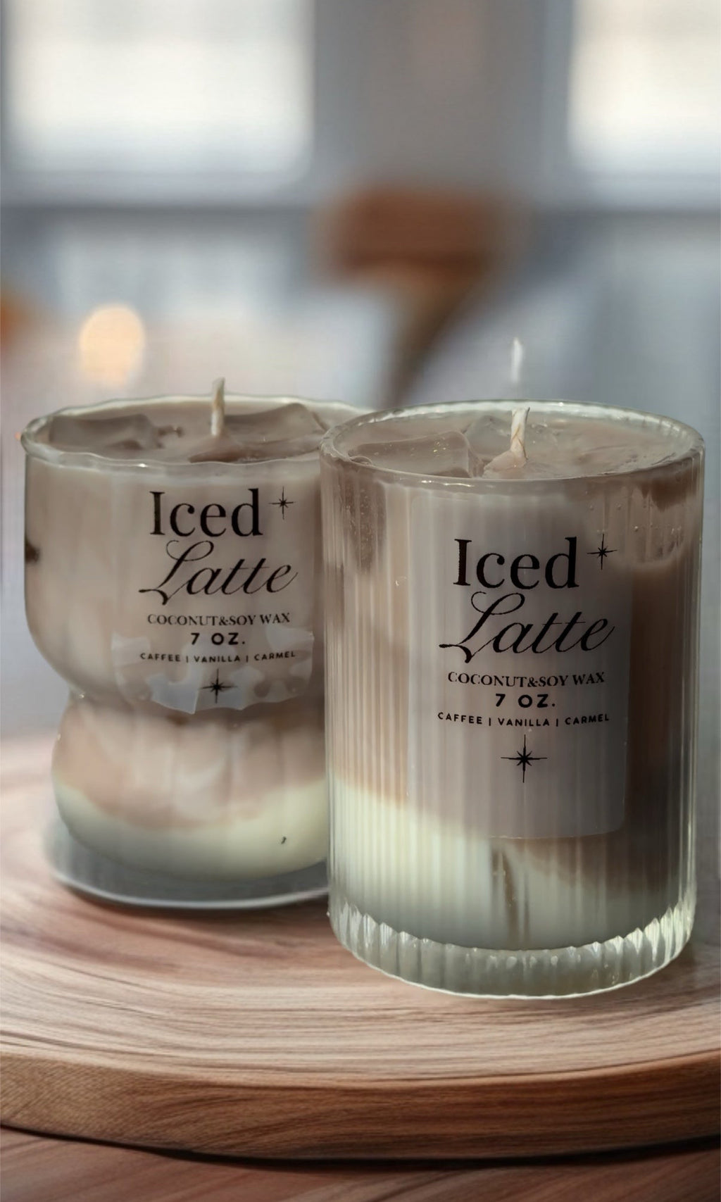 Ice Latte Candle – Handmade in UAE | Realistic Coffee Aesthetic